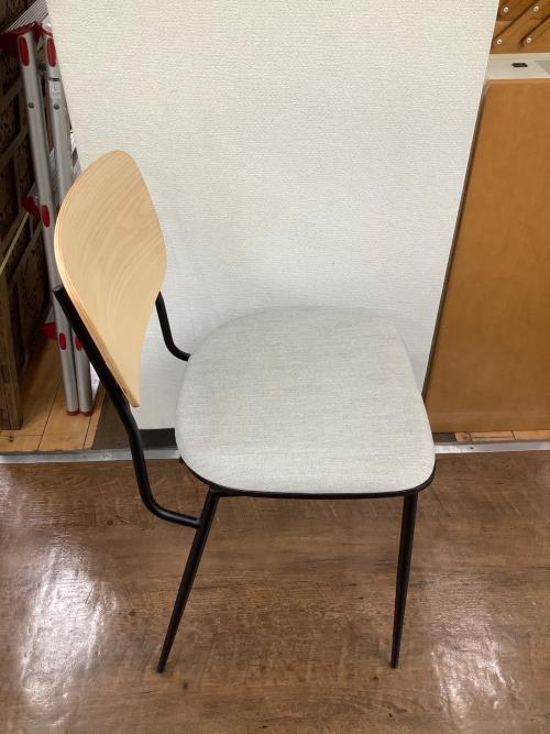 KANADEMONO (カナデモノ) ダイニングチェアー DCH-K03-NA ナチュラル×ベージュ Homy Retro