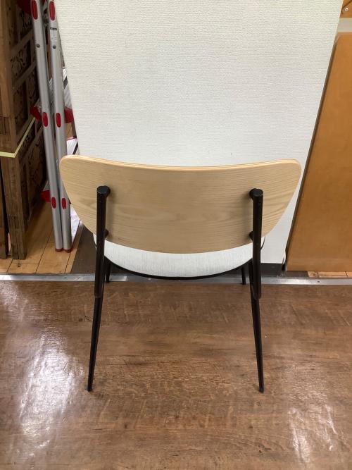 KANADEMONO (カナデモノ) ダイニングチェアー DCH-K03-NA ナチュラル×ベージュ Homy Retro