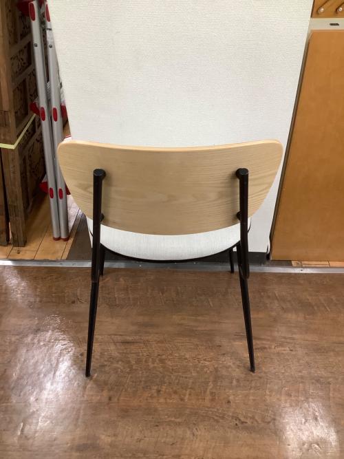 KANADEMONO (カナデモノ) ダイニングチェアー DCH-K03-NA ナチュラル×ベージュ Homy Retro