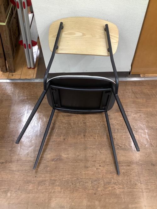 KANADEMONO (カナデモノ) ダイニングチェアー DCH-K03-NA ナチュラル×ベージュ Homy Retro