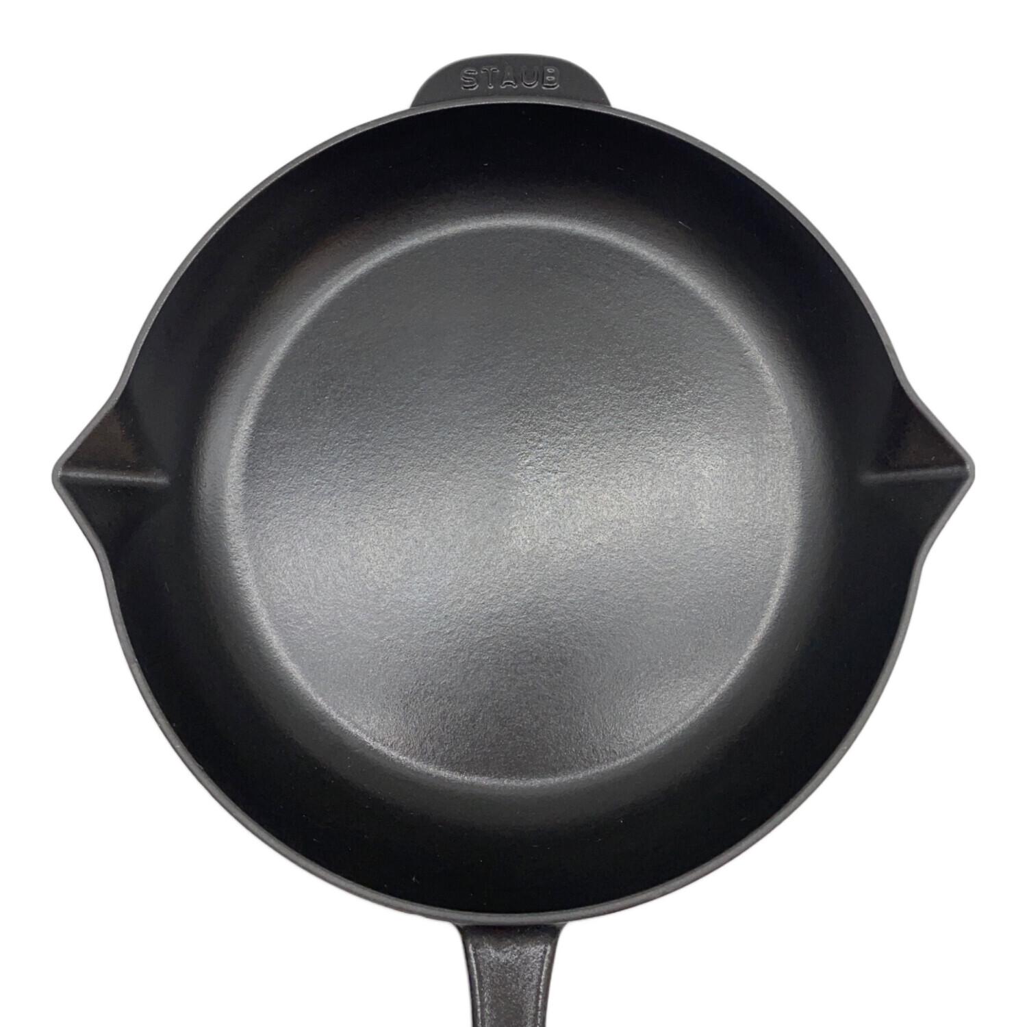 ストウブ 両手フライパン ラウンド 26cm ブラック ストウブ 40511