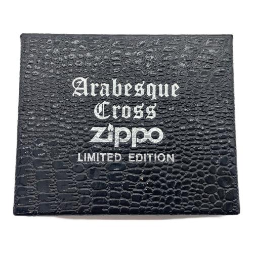 ZIPPO (ジッポ) 2002年製 オリジナルペンダント付き・Arabesque Cross（アラベスククロス）