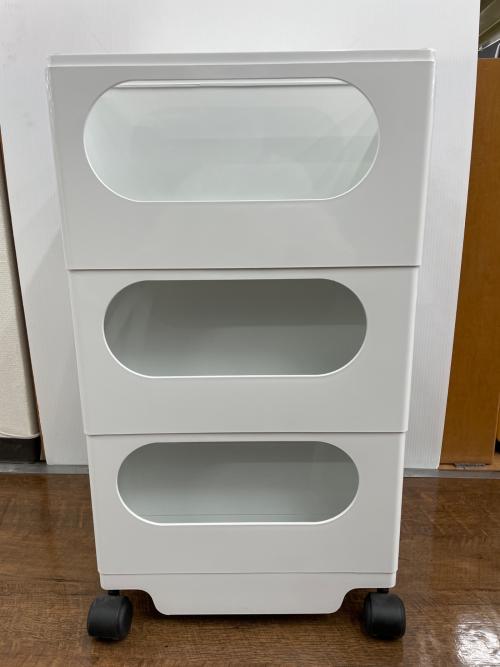 B-LINE (ビーライン) ボビーワゴン ホワイト 幅43×奥42×高73.5cm 5トレイ ジョエ・コロンボ