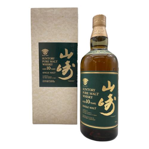 サントリー ジャパニーズウィスキー 700ml 箱付 山崎 10年 グリーンラベル 未開封