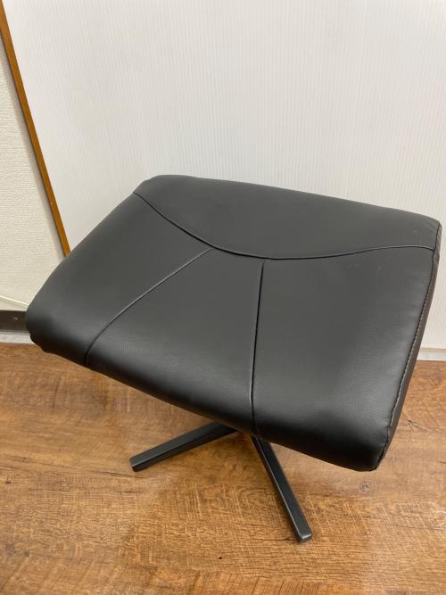 ニトリ リクライニングチェアー ブラック 19 オットマン付 Nシールド