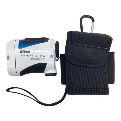 Nikon (ニコン) ゴルフ距離計 COOLSHOT PRO STABILIZED ホワイト