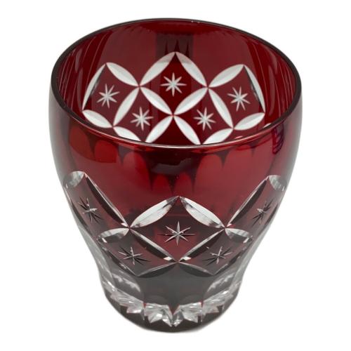 江戸切子 (エドキリコ) 切子グラス 五ノ輪七宝紋様