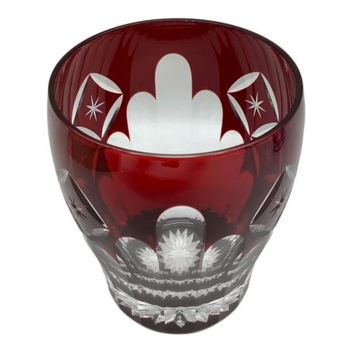 江戸切子 (エドキリコ) 切子グラス 五ノ輪七宝紋様