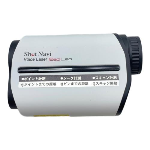 Shot Navi (ショットナビ) ゴルフ距離測定器 VOICELASER-REDLEO-WH