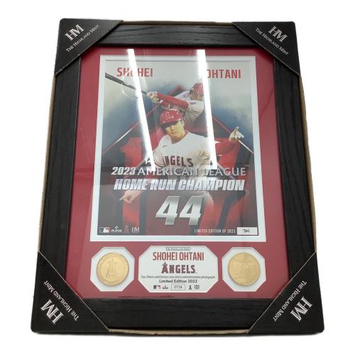 The Highland Mint 社製 ダブルコインフォトプラーク 大谷翔平 シリアル付き 2023年 44本塁打 ホームラン王記念