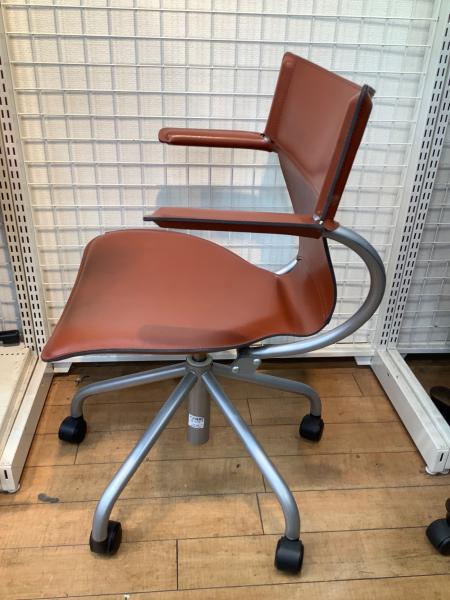 karimoku (カリモク) デスクチェア ブラウン 74 XT43 本革｜トレファク