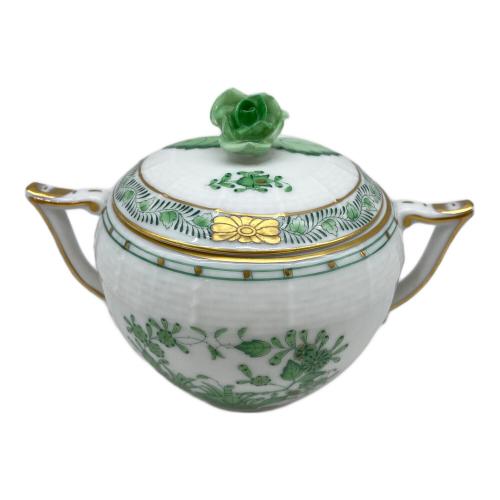 Herend (ヘレンド) シュガーポット アポニーグリーン