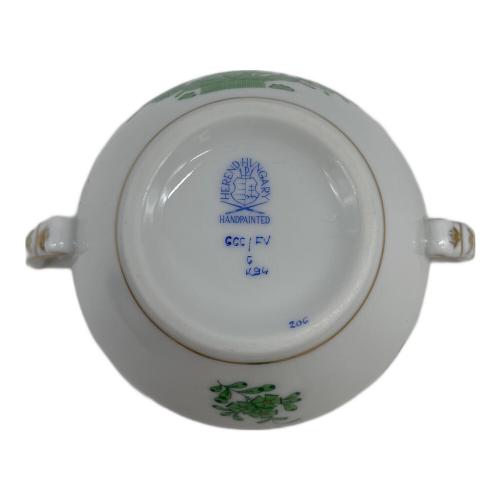 Herend (ヘレンド) シュガーポット アポニーグリーン