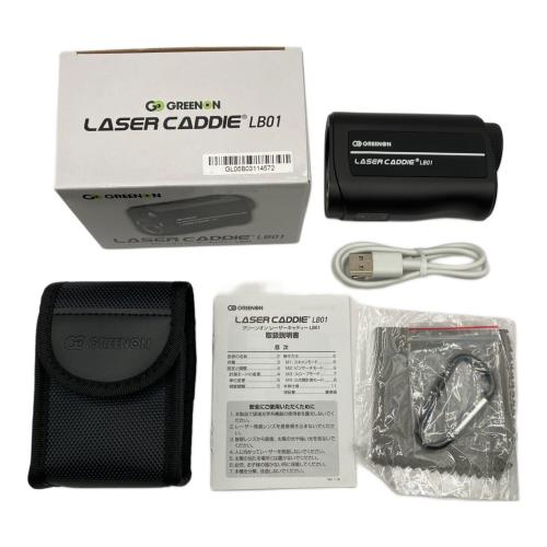 GREEN ON (グリーンオン) ゴルファー専用レーザー距離計 ブラック LASER CADDIE LB01