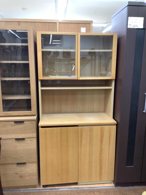 無印良品 (ムジルシリョウヒン) レンジボード SE87HO 81 ナチュラル