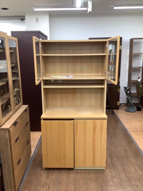 無印良品 (ムジルシリョウヒン) レンジボード SE87HO 81 ナチュラル