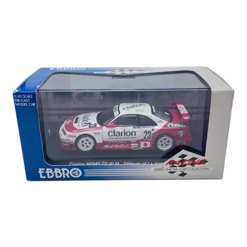 EBBRO (エブロ) LeMans 1995 Clarion NISMO GT-R LM JOMO ミニカー