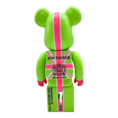 BEAR BRICK (ベアブリック) フィギュア MEDICOM TOY KEANAN DUFFTY×JON SAVAGE