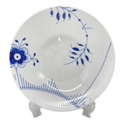 ROYAL COPENHAGEN (ロイヤル・コペンハーゲン) ディーププレート ブルーフルーテッド・メガ