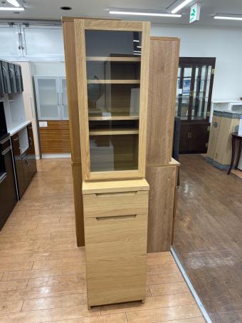 UNICO (ウニコ) 食器棚 2 ナチュラル LOM