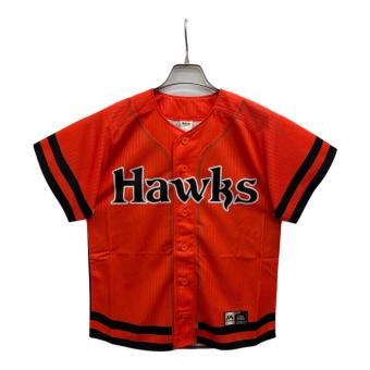 Majestic 福岡ソフトバンクホークス 復刻鷹ジャンレプリカユニフォーム 背番号無し SIZE S