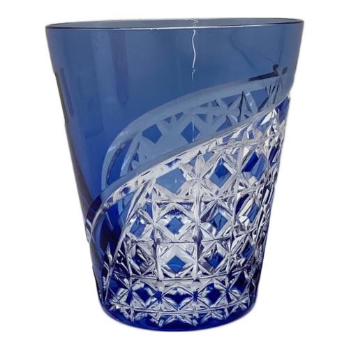 KAGAMI CRYSTAL (カガミクリスタル) 切子グラス 折り鶴