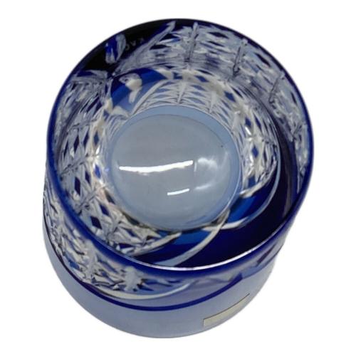 KAGAMI CRYSTAL (カガミクリスタル) 切子グラス 折り鶴