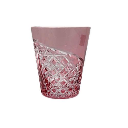 KAGAMI CRYSTAL (カガミクリスタル) 切子グラス 折り鶴