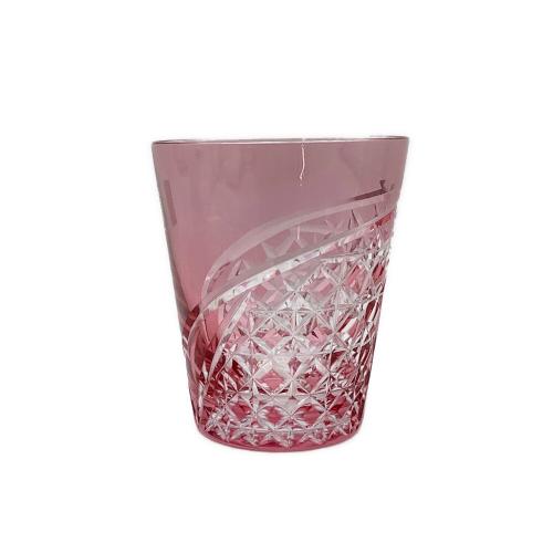 KAGAMI CRYSTAL (カガミクリスタル) 切子グラス 折り鶴