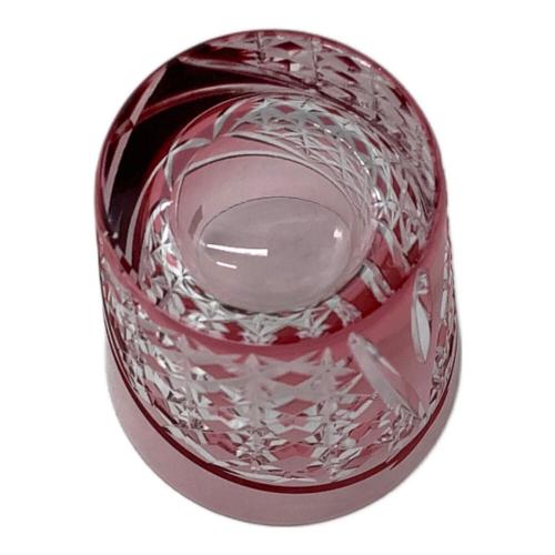 KAGAMI CRYSTAL (カガミクリスタル) 切子グラス 折り鶴