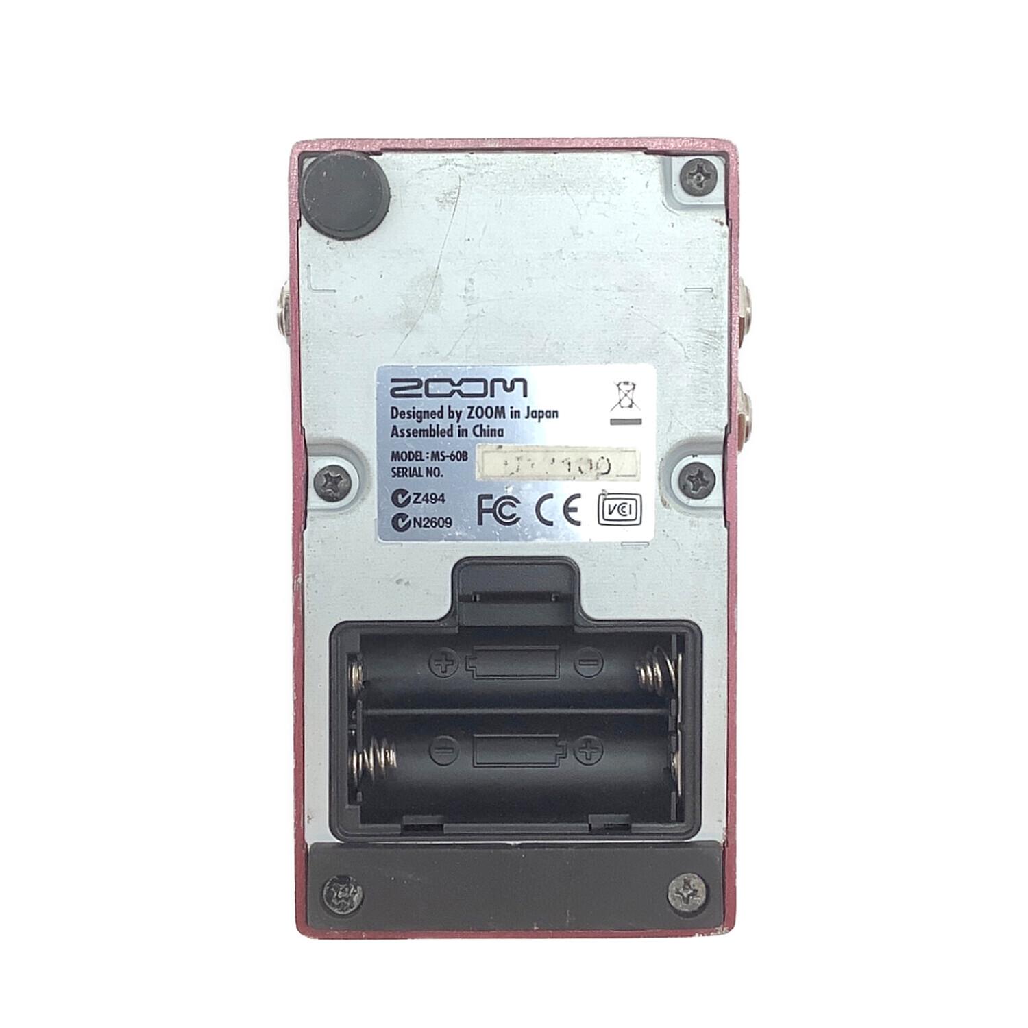 中古・美品 ZOOM MS-60B ベースエフェクター ZOOM 【中古】 MS-60B ベース用マルチエフェクター ズーム 【 ミ