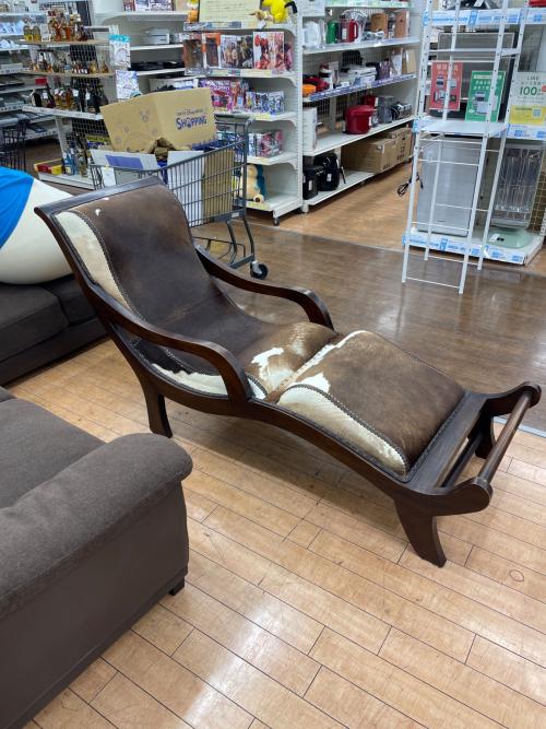 リクライニングチェアー 北欧アンティーク ブラウン