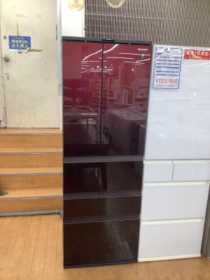 SHARP (シャープ) 6ドア冷蔵庫 SJ-GK46J-R 2022年製 77 457L