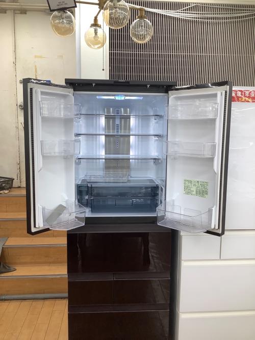 SHARP (シャープ) 6ドア冷蔵庫 SJ-GK46J-R 2022年製 77 457L