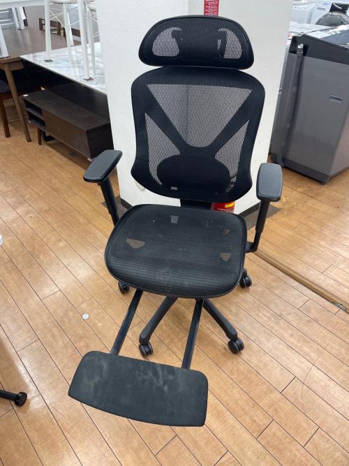 ニトリ ワークチェアー 6620651 181 ブラック フレア