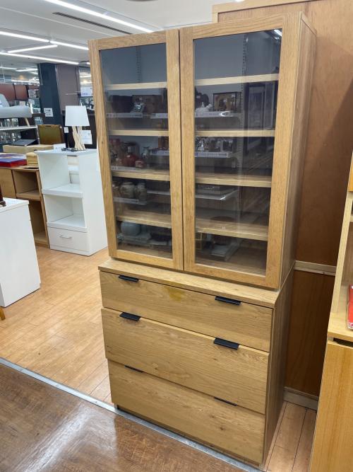 UNICO (ウニコ) 食器棚 80 ナチュラル ADDY