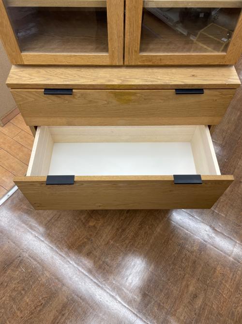 UNICO (ウニコ) 食器棚 80 ナチュラル ADDY