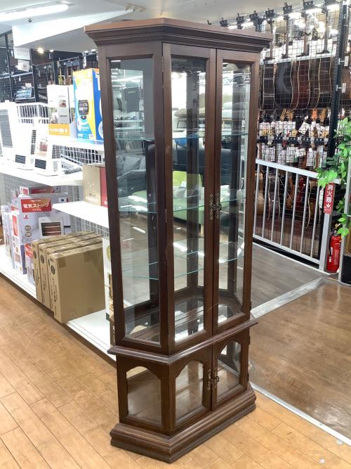 キャビネット イタリア調 183 ブラウン