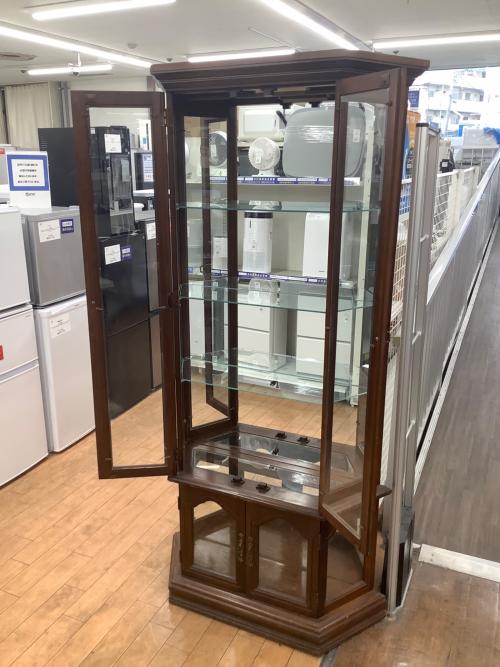 キャビネット イタリア調 183 ブラウン