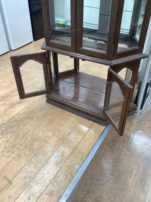 キャビネット イタリア調 183 ブラウン