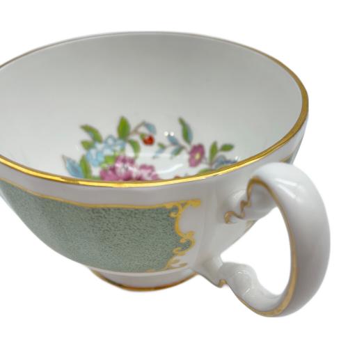 Aynsley (エインズレイ) カップ&ソーサー グリーン