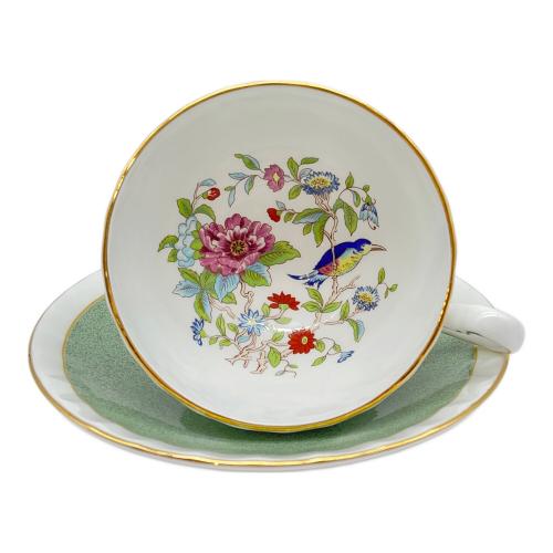 Aynsley (エインズレイ) カップ&ソーサー グリーン