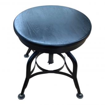 Knot antiques (ノットアンティークス) スツール 113 ブラック トレドⅡ