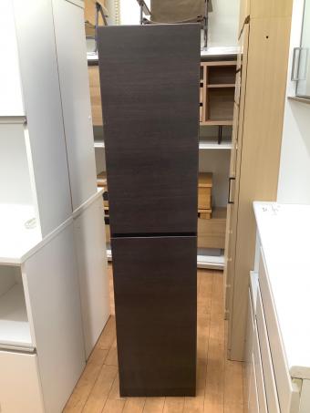 ニトリ キャビネット 105 ダークブラウン ウォーレン