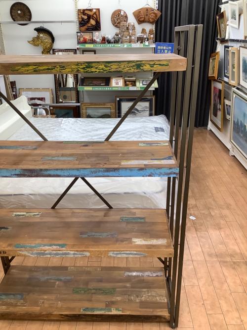 d-Bodhi (ディーボディ) オープンシェルフ 280 ライトブラウン×ブラウン FERUM INDUSTRIAL 4TIER SHELF