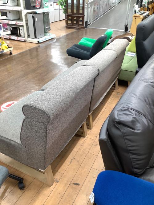 シギヤマ家具 (シギヤマカグ) コーナーソファー 196 グレー サボナ