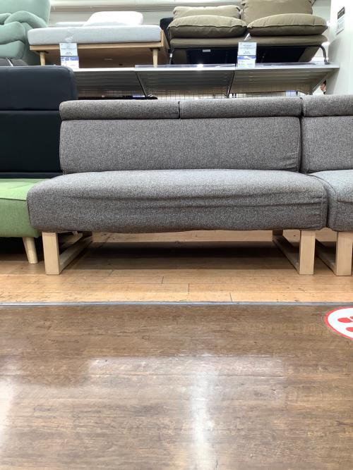 シギヤマ家具 (シギヤマカグ) コーナーソファー 196 グレー サボナ