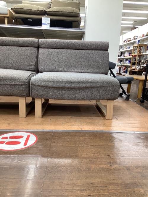 シギヤマ家具 (シギヤマカグ) コーナーソファー 196 グレー サボナ