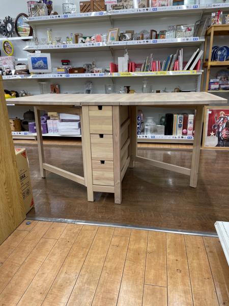 リユースのサカイ東金店　IKEA ゲートレッグテーブル　ノールデン　TJ13818 リユースのサカイ東金店 IKEA ゲートレッグテーブル ノールデン TJ13818