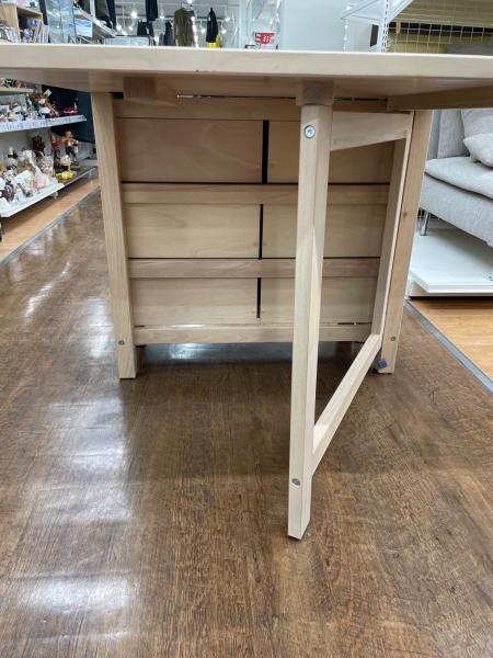 IKEA (イケア) ゲートレッグテーブル ナチュラル NORDEN｜トレファクONLINE
